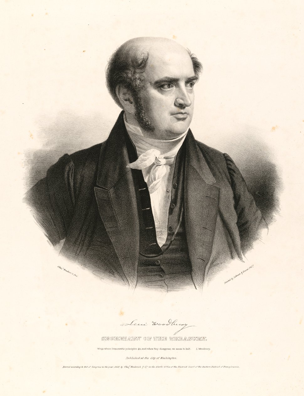Levi Woodbury by Charles Fenderich