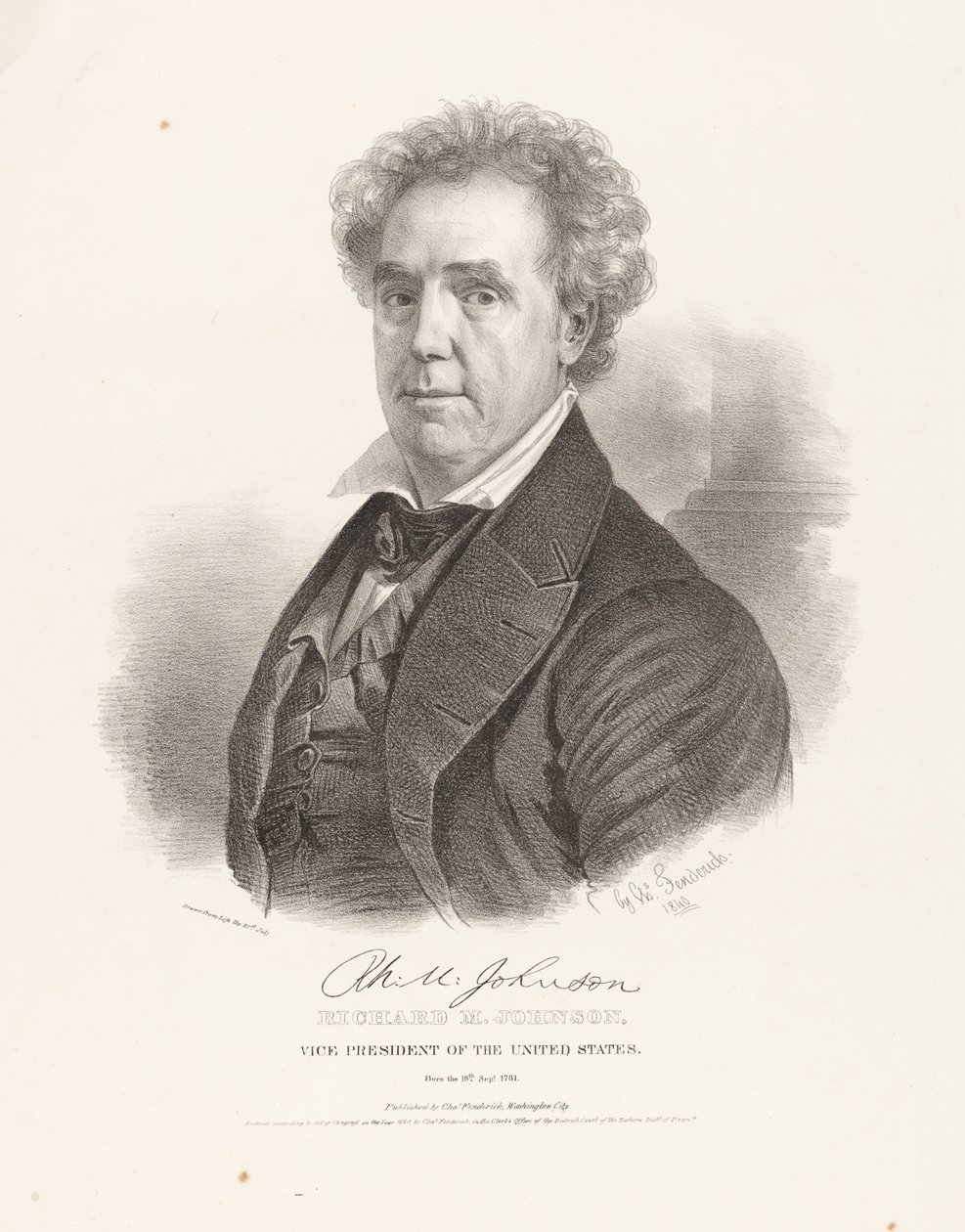 Richard Mentor Johnson by Charles Fenderich