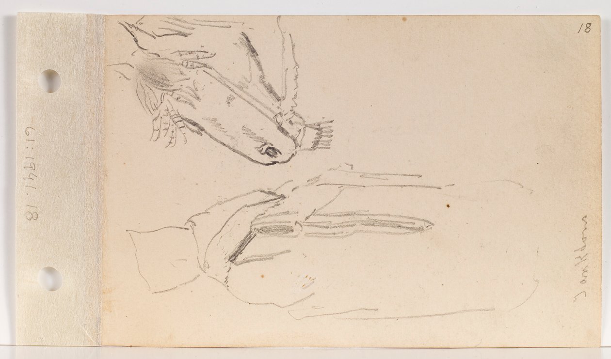 Study of a Yankton Indian and a Horse by Charles Ferdinand Wimar