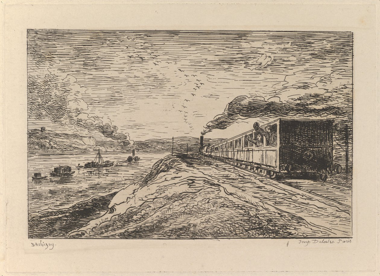 The Departure The Return, from The Boat Trip, 1861 by Charles Francois Daubigny