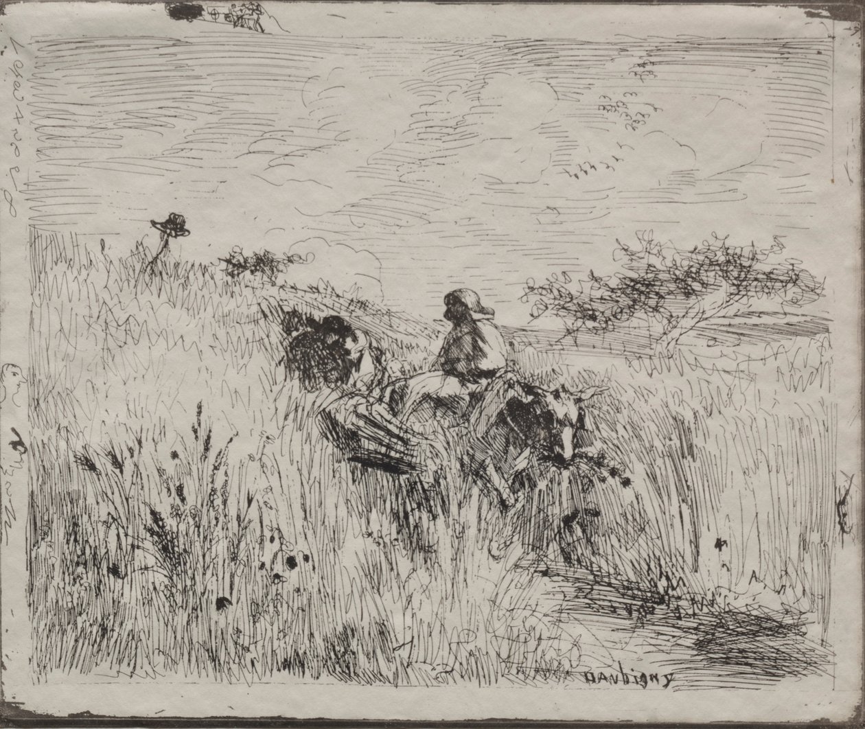 Path Through the Grain Field by Charles Francois Daubigny