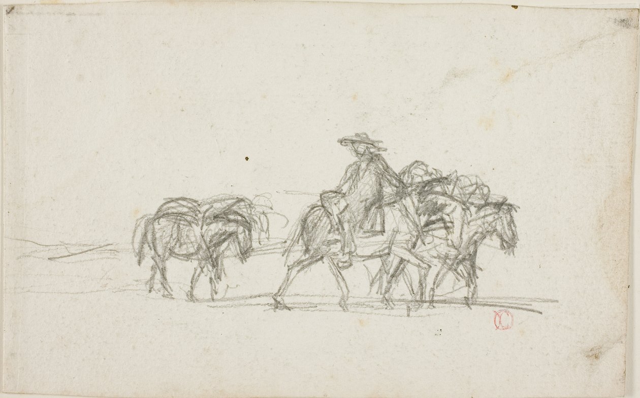 Study by Charles Francois Daubigny