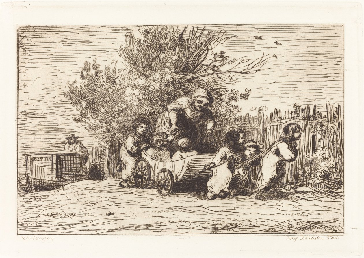 The Heritage of the Carriage by Charles Francois Daubigny