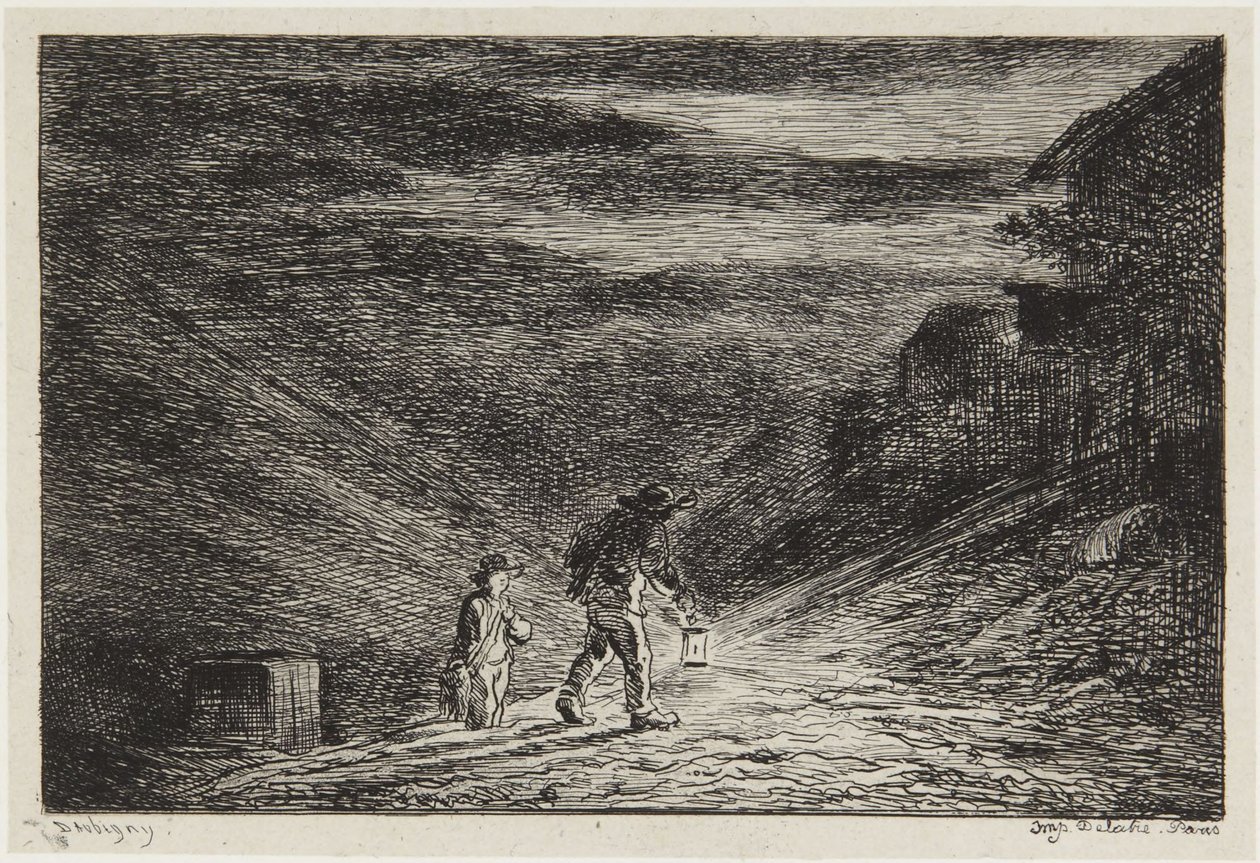 The Search for an Inn by Charles Francois Daubigny
