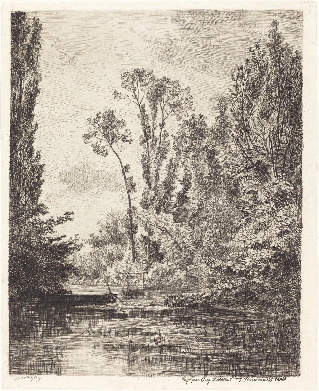 The Virgin Islands in Bezons by Charles Francois Daubigny