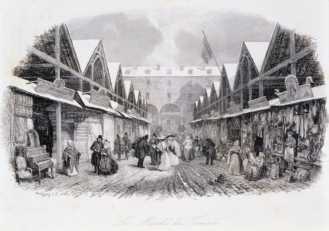 View of the Temple March (Illustration in 