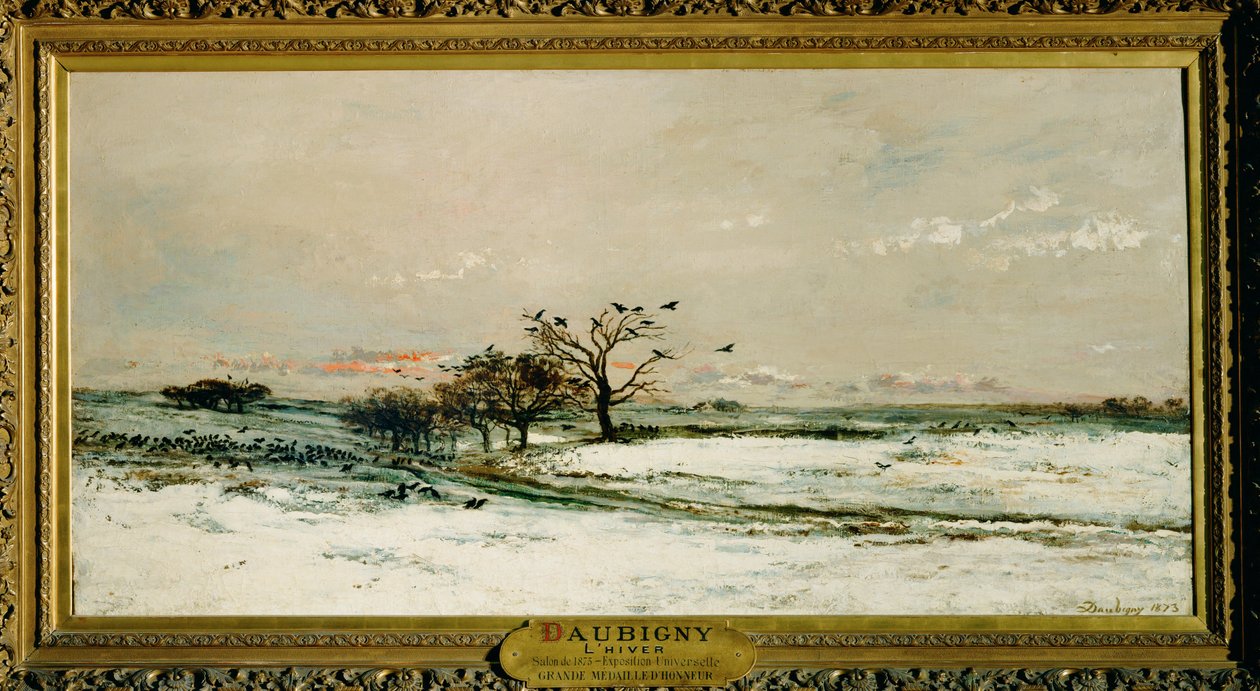 Winter by Charles Francois Daubigny