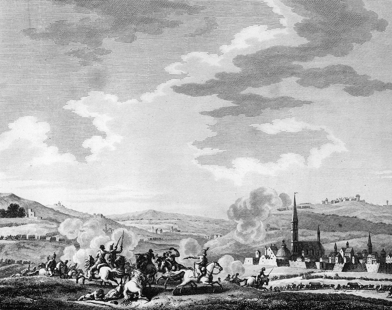 French Revolution: Battle of Nerwinden on March 18 by Charles Francois Gabriel Levachez