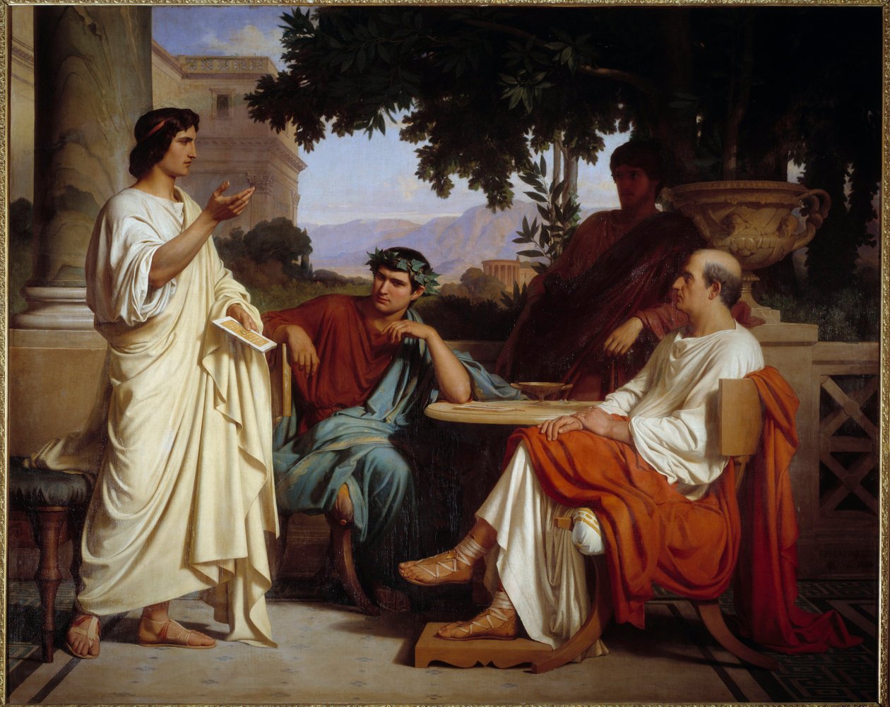 Virgil, Horace and Varius at Mecene
