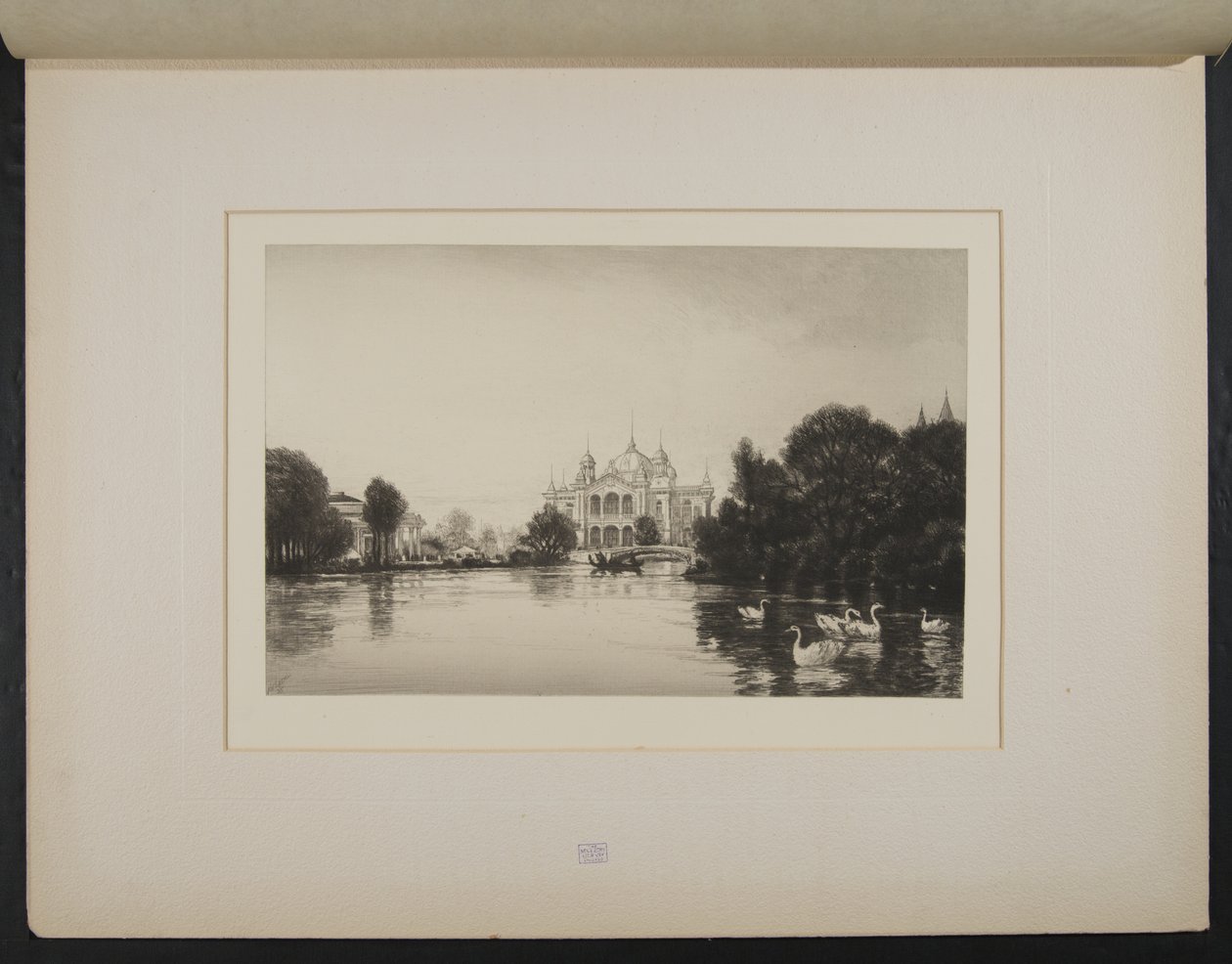 A Quiet Corner on the West Lagoon by Charles Frederick William Mielatz