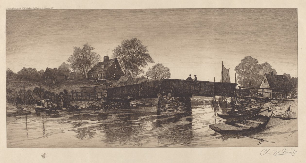 Untitled (Old Bridge) by Charles Frederick William Mielatz