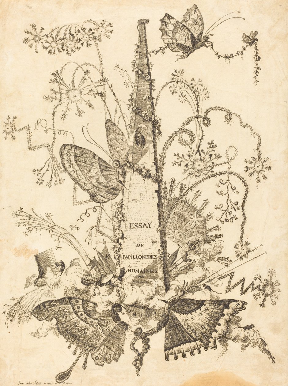 Title by Charles Germain de Saint Aubin