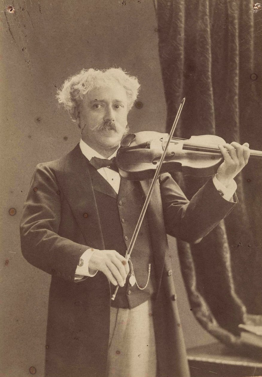 Portrait of the Violinist and Composer Pablo de Sarasate by Charles Gerschel