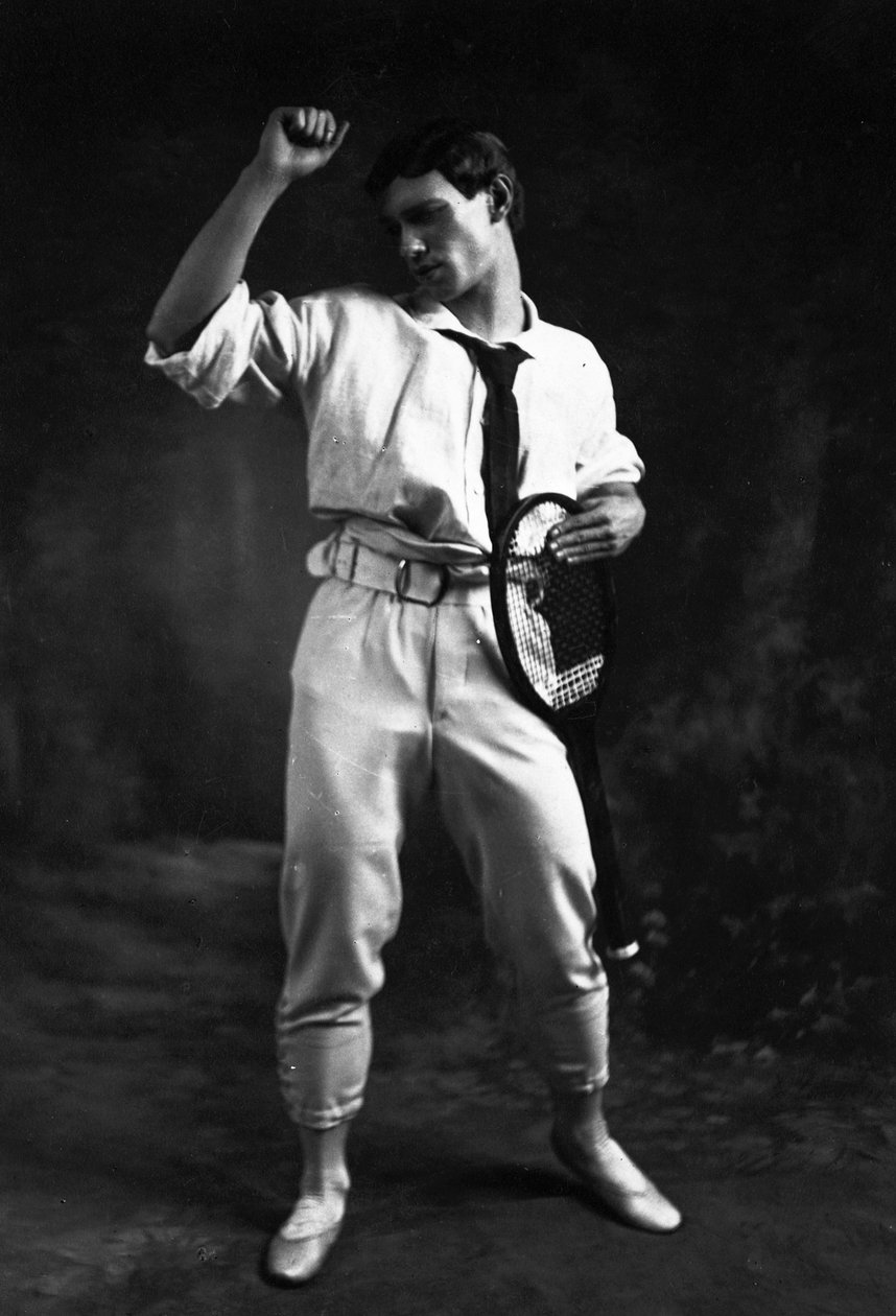 Vaslav Nijinsky in the Ballet Jeux by Claude Debussy by Charles Gerschel
