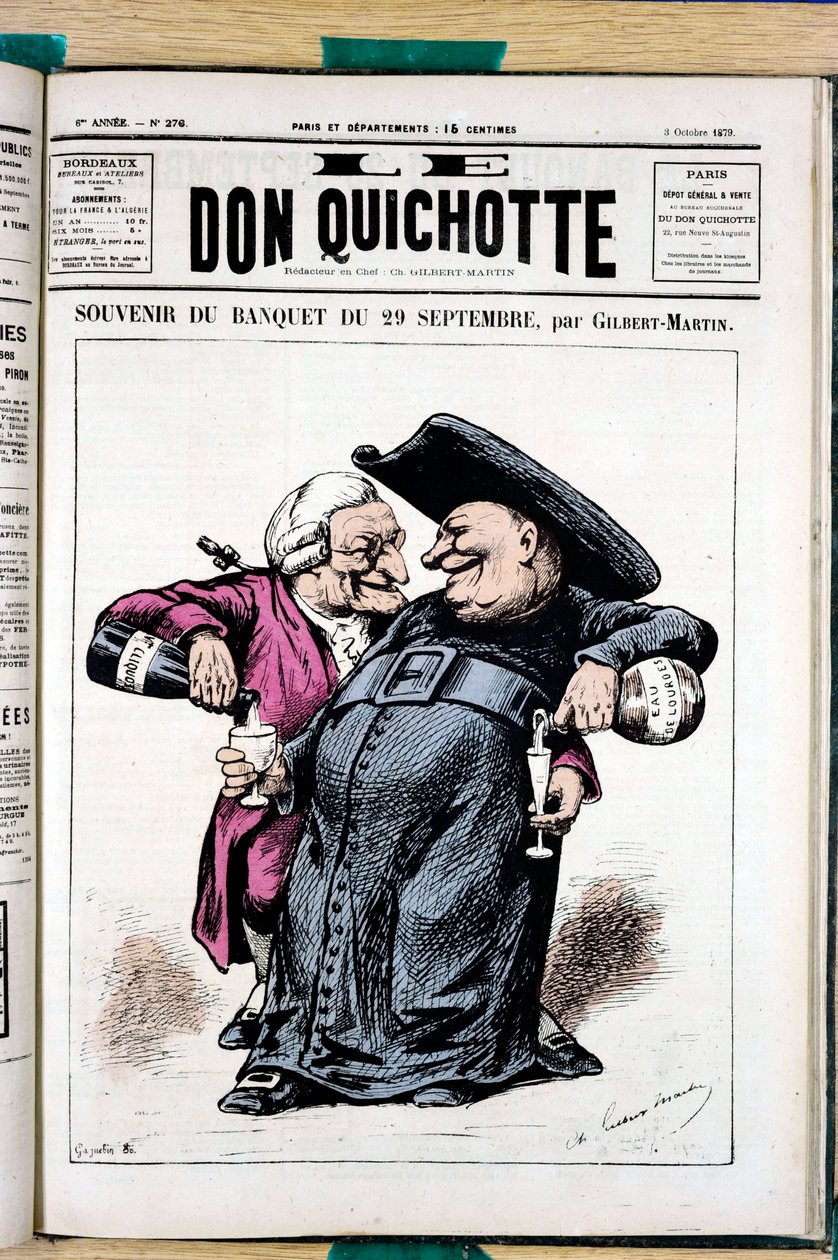 Cover of Le Don Quixote, number 276, Satirical in Colors by Charles Gilbert Martin