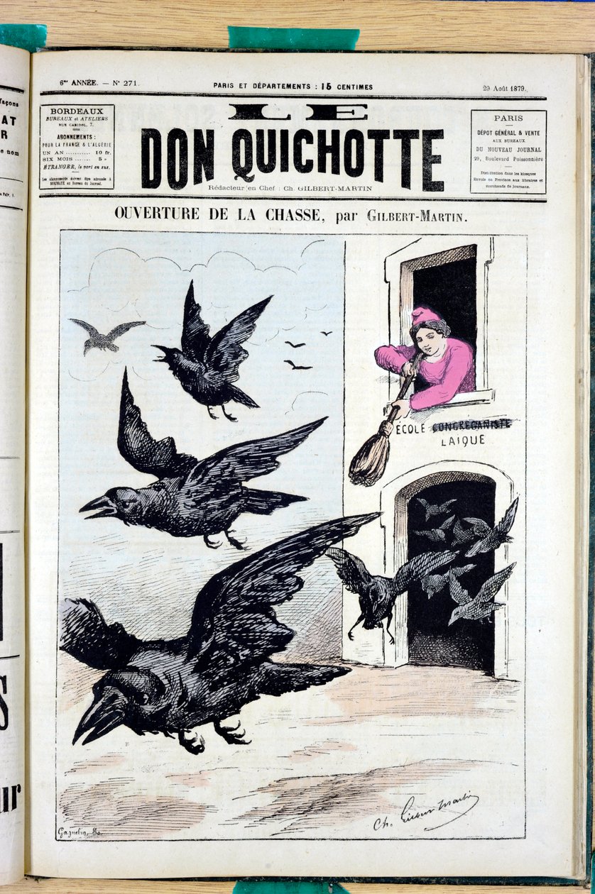 Cover of The Don Quixote, number 271, Satirical in Colors by Charles Gilbert Martin