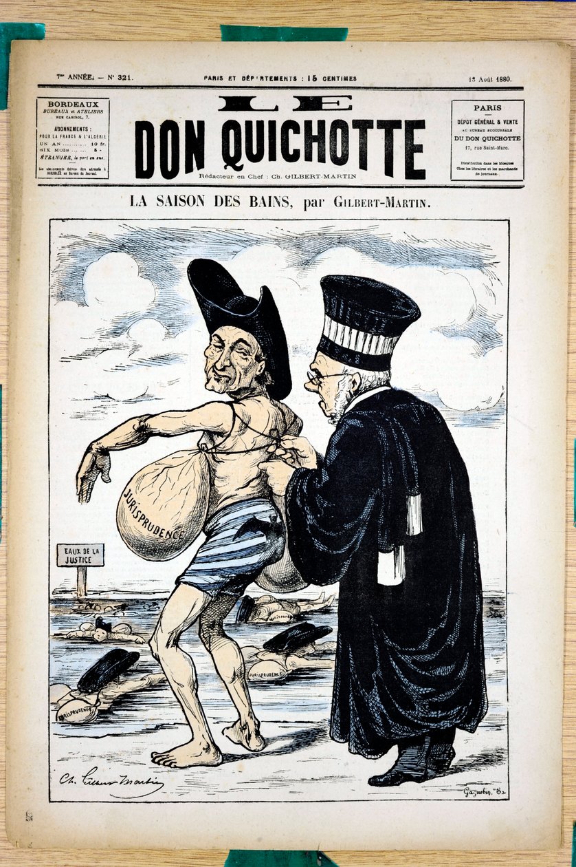 Cover of Le Don Quixote, number 321, Satirical in Colors by Charles Gilbert Martin