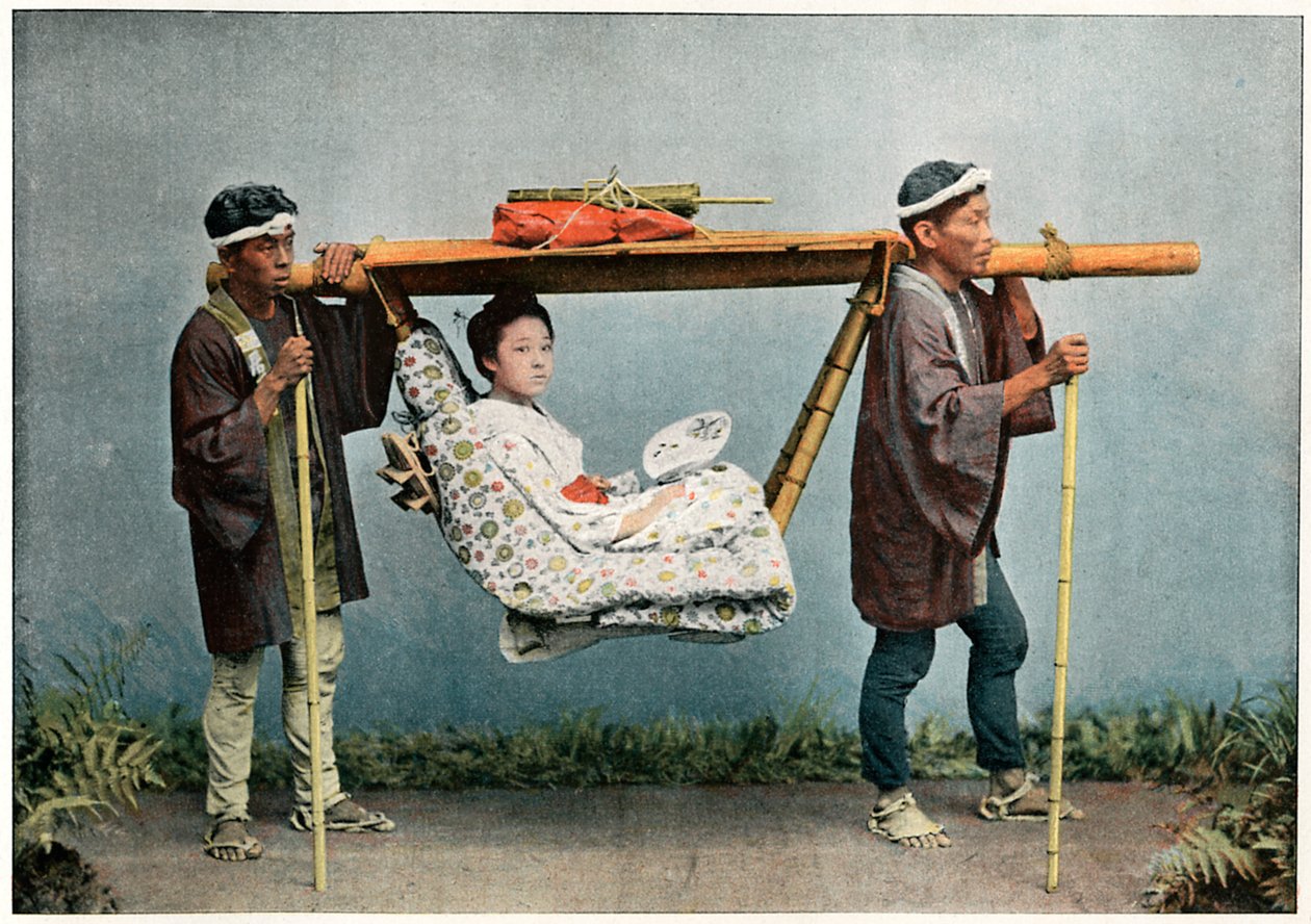 The Kago, Transport of Japan by Charles Gillot