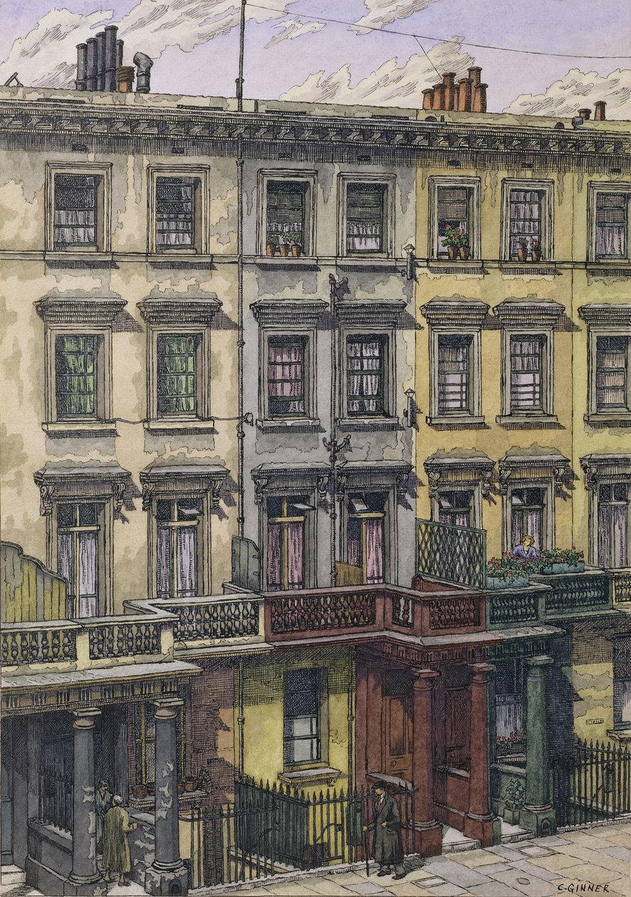 London Terrace by Charles Ginner