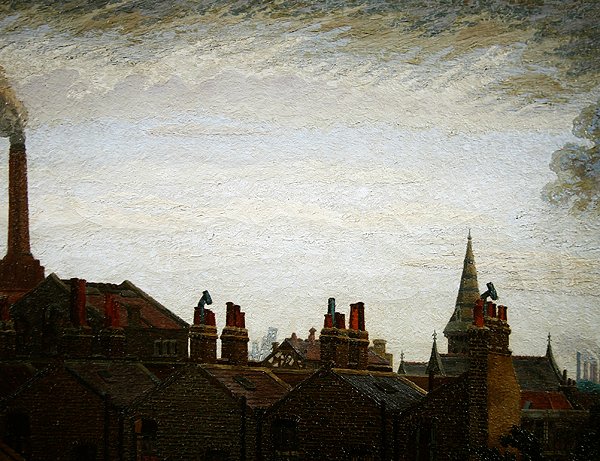 Roof-Tops, Pimlico by Charles Ginner