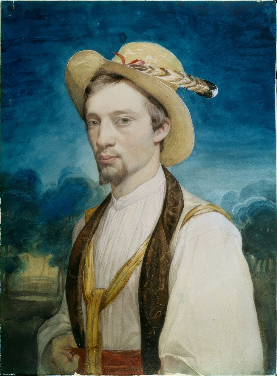 Self-Portrait Charles Gleyre by Charles Gleyre