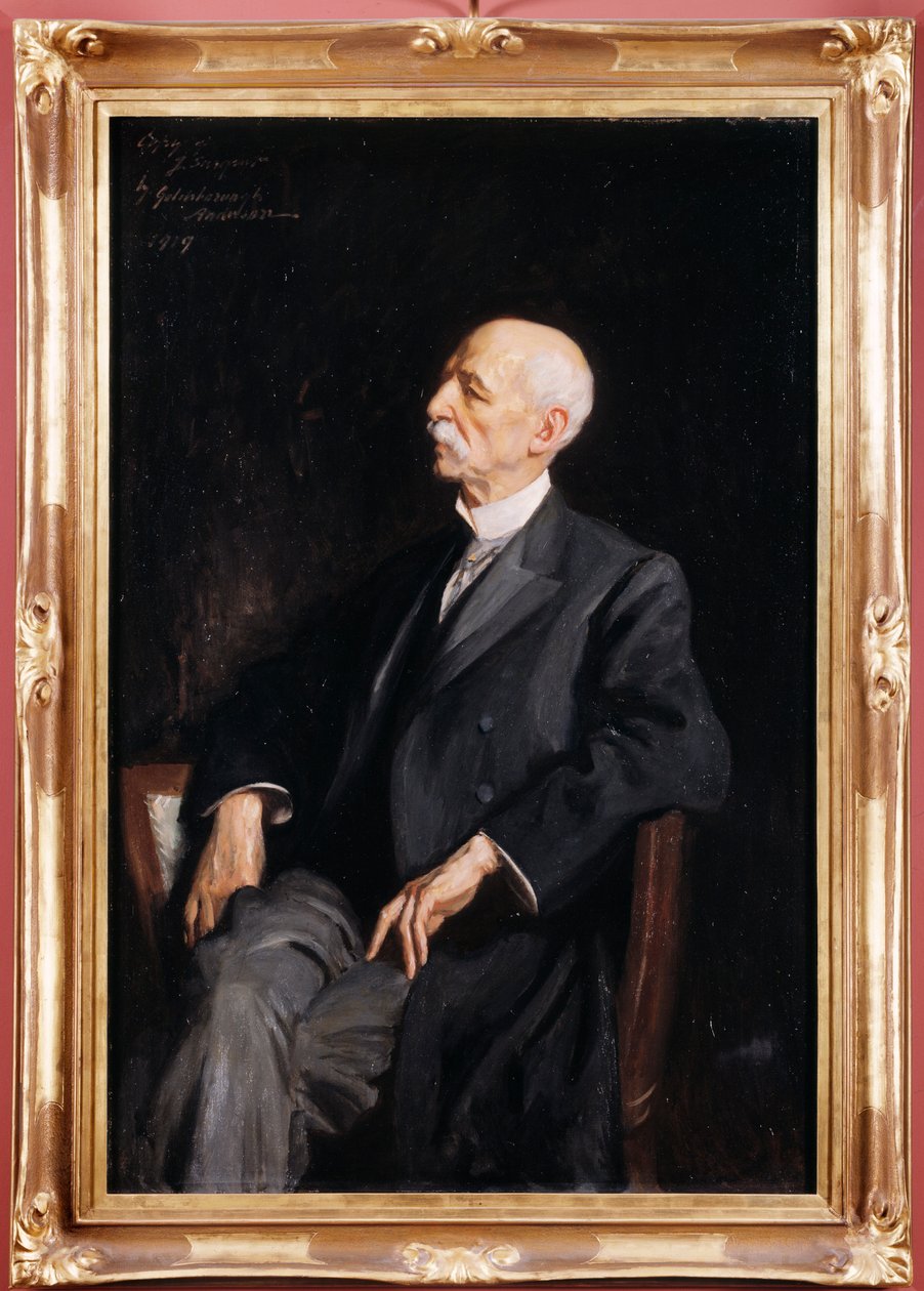 Manuel Patricio Rodriguez Garcia seated in armchair by Charles Goldsborough Anderson