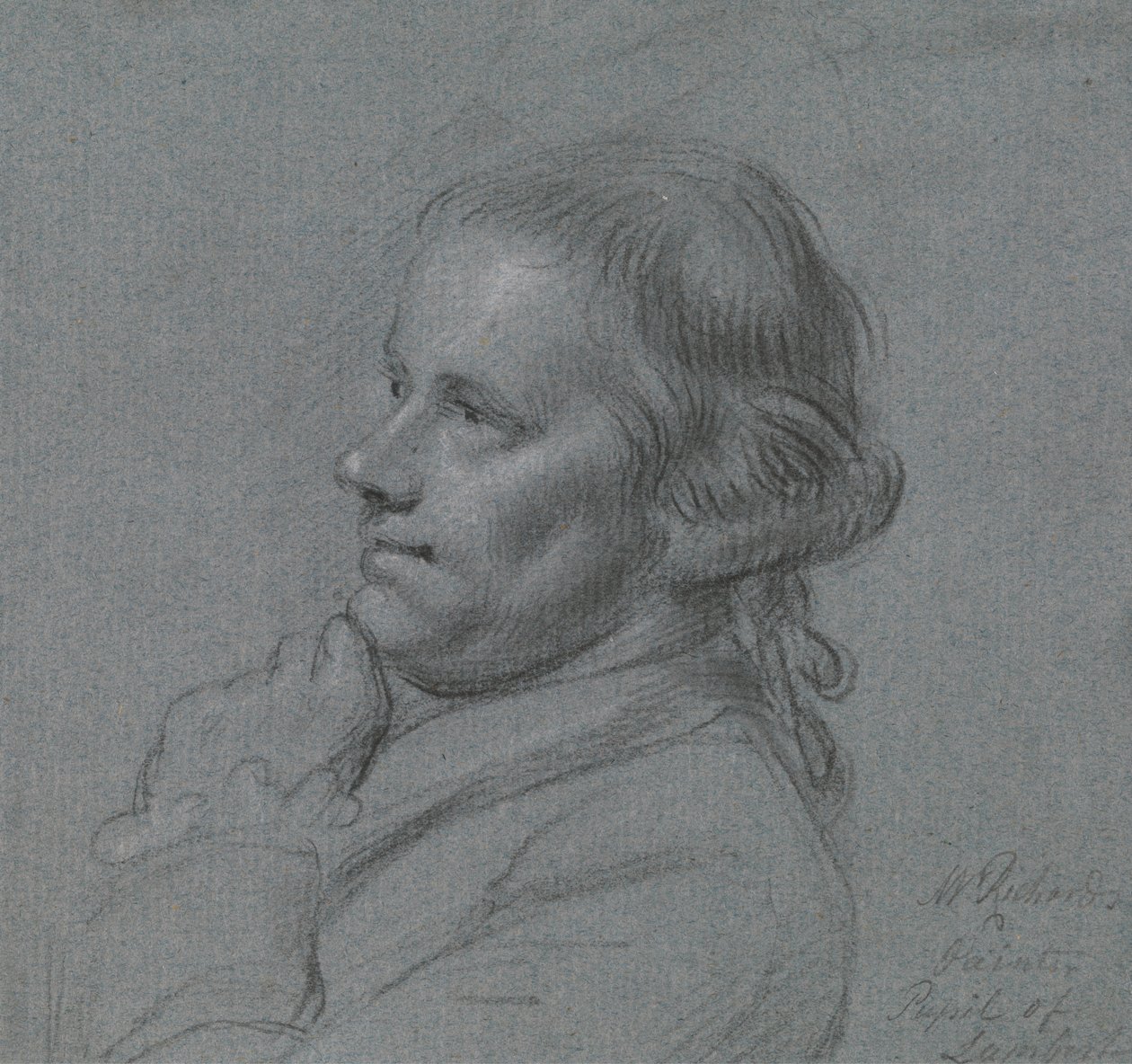 Portrait Study of John Inigo Richards, R.A. by Charles Grignion