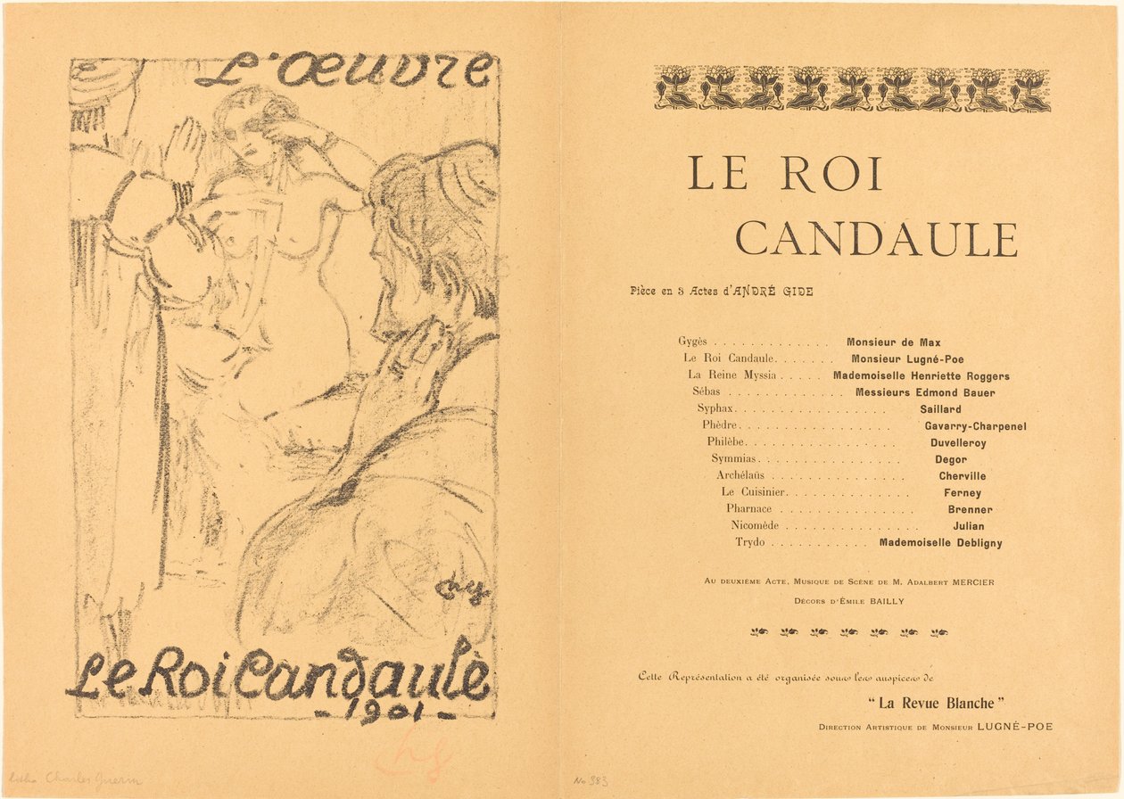 King Candaules by Charles Guerin