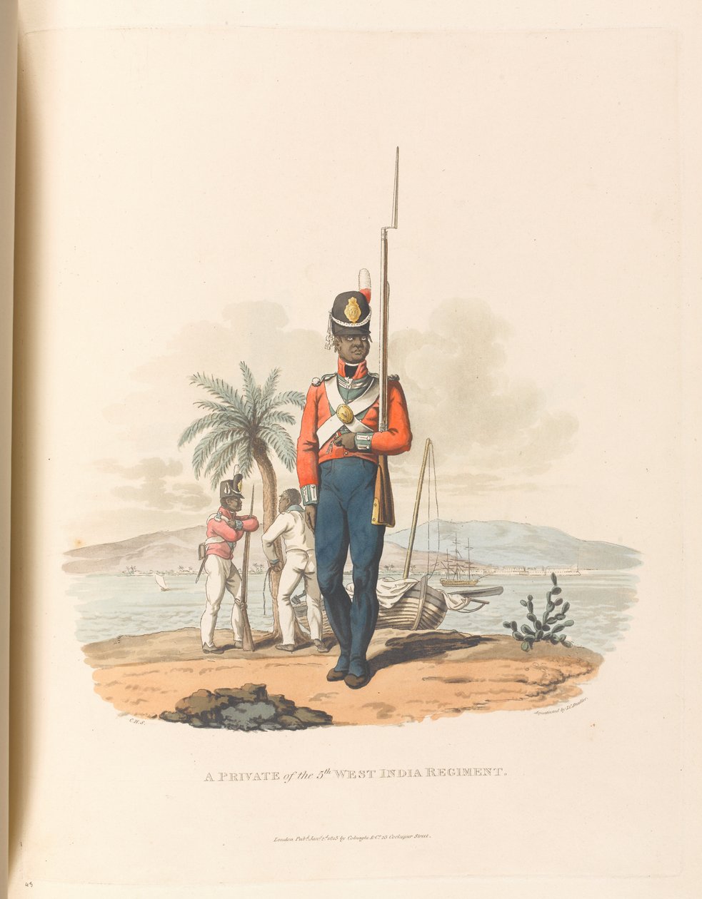 A Private of the 5th West India Regiment by Charles Hamilton (after) Smith