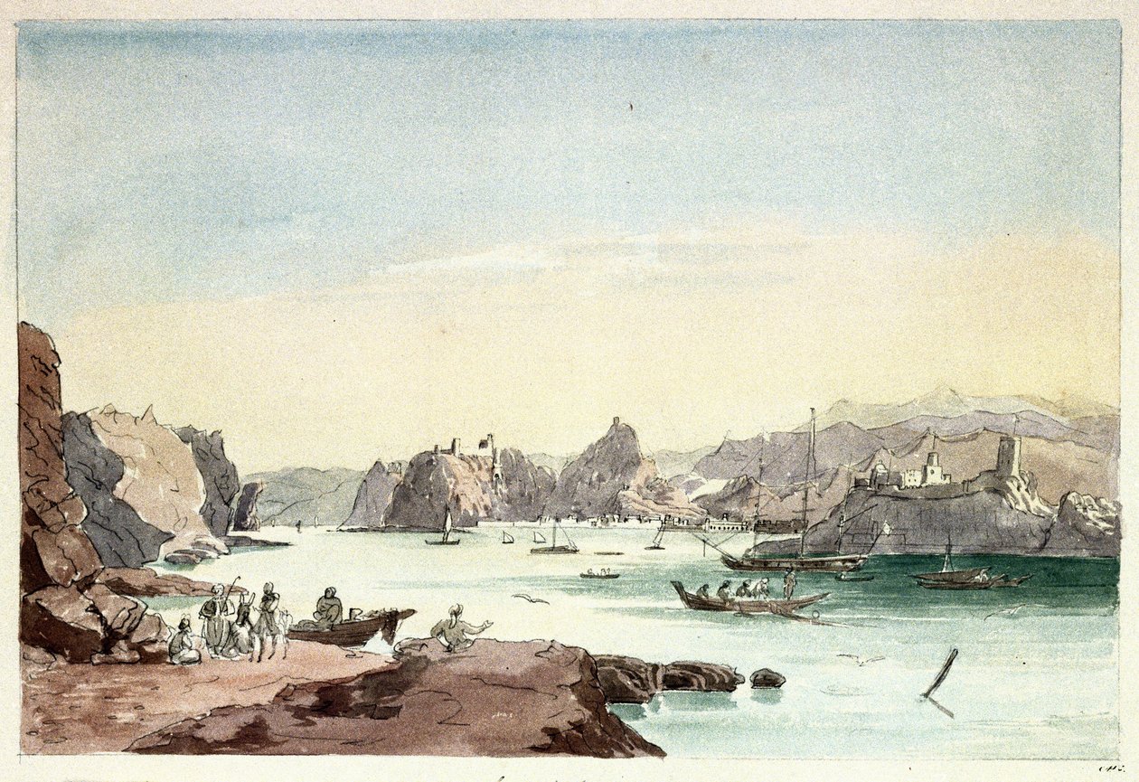 Muscat creek (Oman) by Charles Hamilton Smith