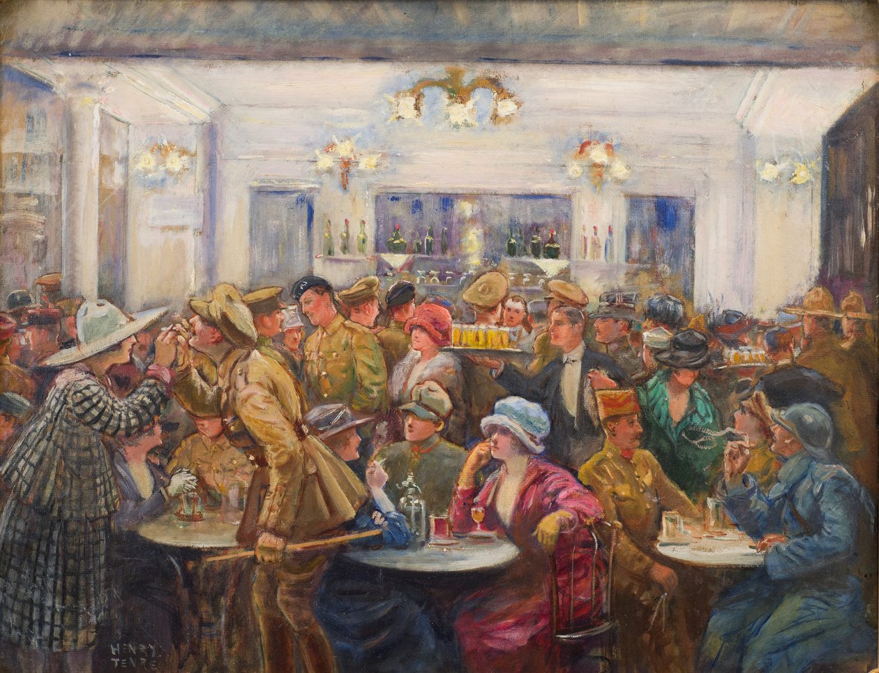 The Watering Place of Olympia During an Intermission by Charles Henry Tenre
