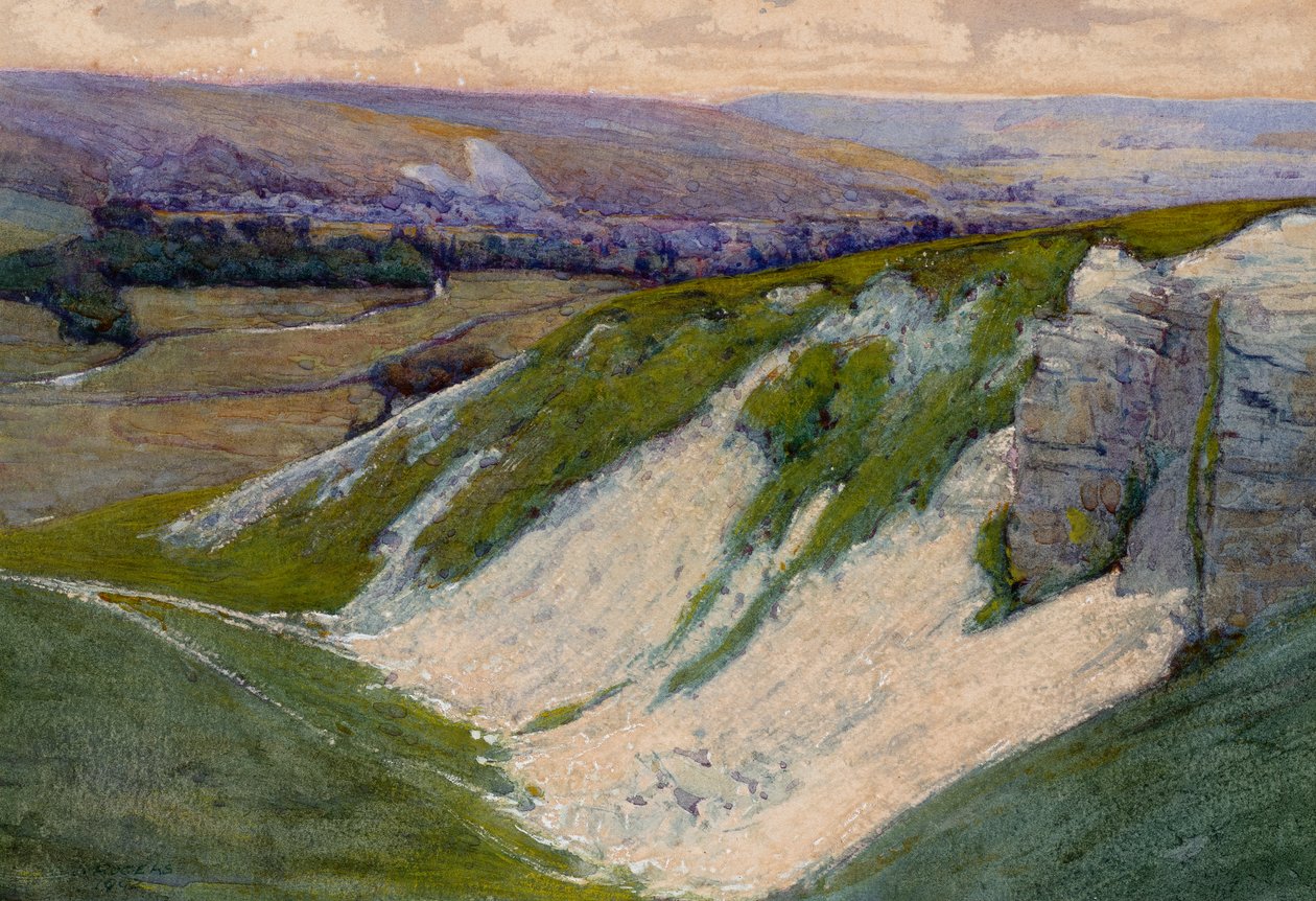 The Chalk Pit, Sussex by Charles Herbert Rogers