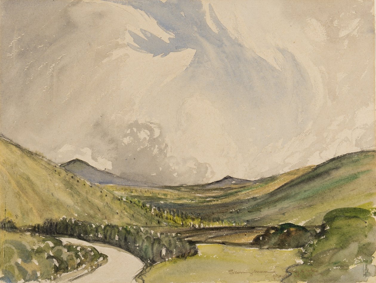 Stormy Morning, Graystoke, Cumbria by Charles John Holmes