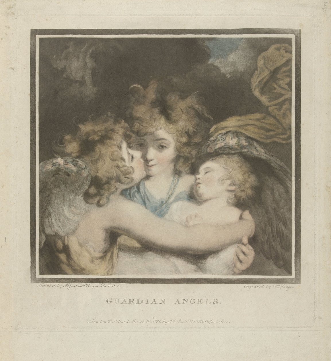 Two Angels and a Child (title on object) by Charles Howard Hodges
