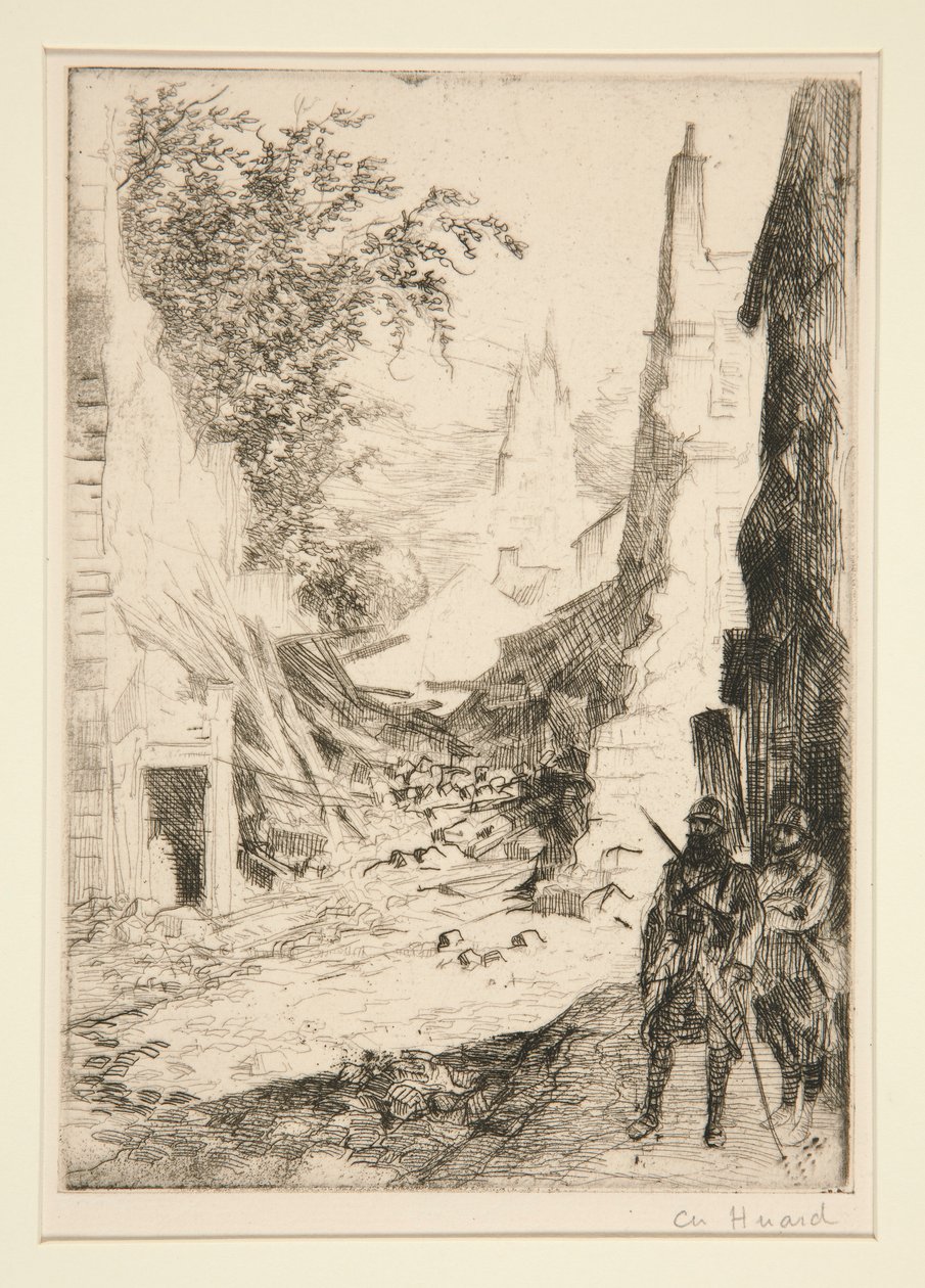 View of St. Jean des Vignes by Charles Huard