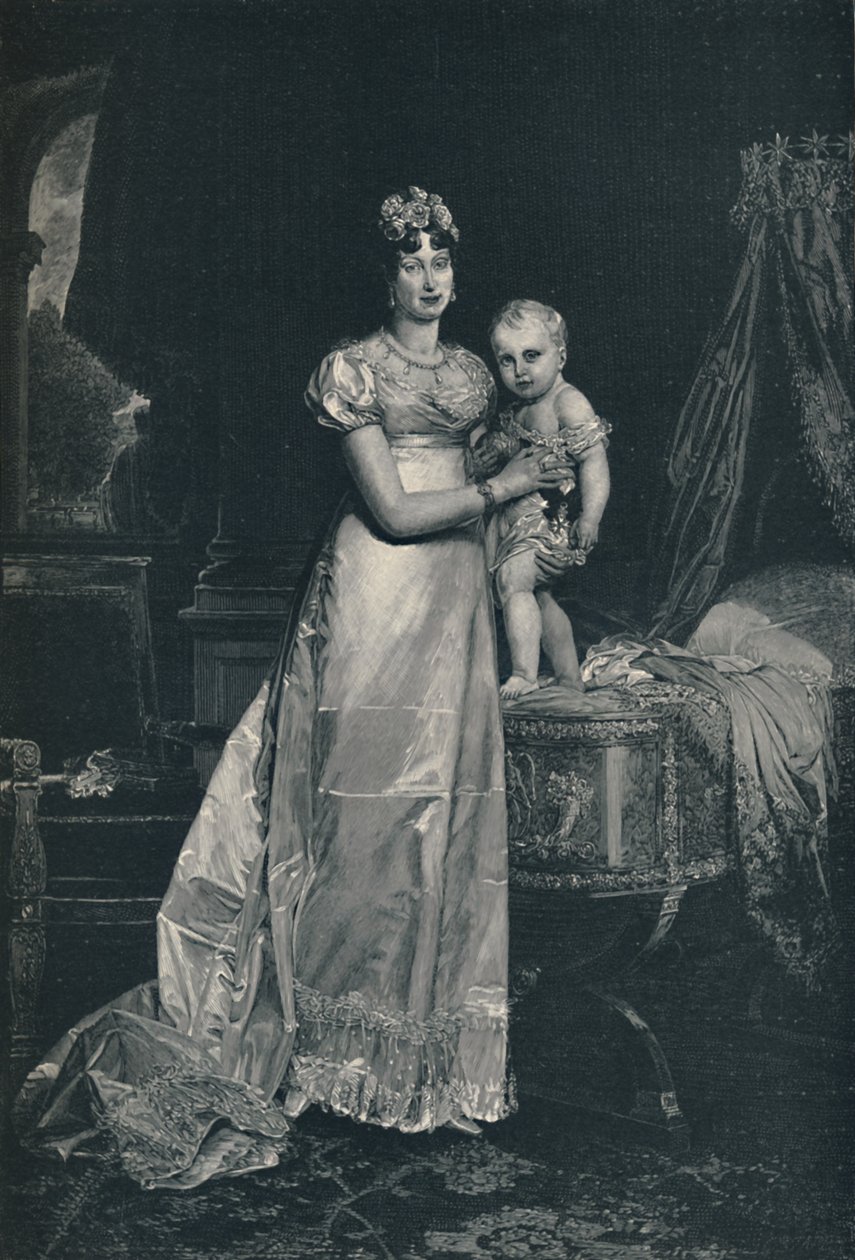 Maria Louisa and the King of Rome, 1812 by Charles J. State