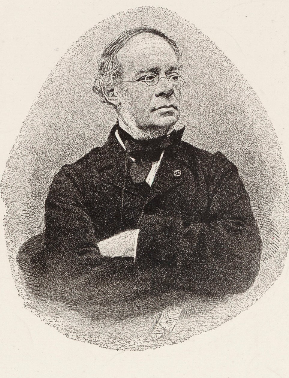 Portrait of the composer Jacques Fromental Halévy by Charles Jeremie Fuhr