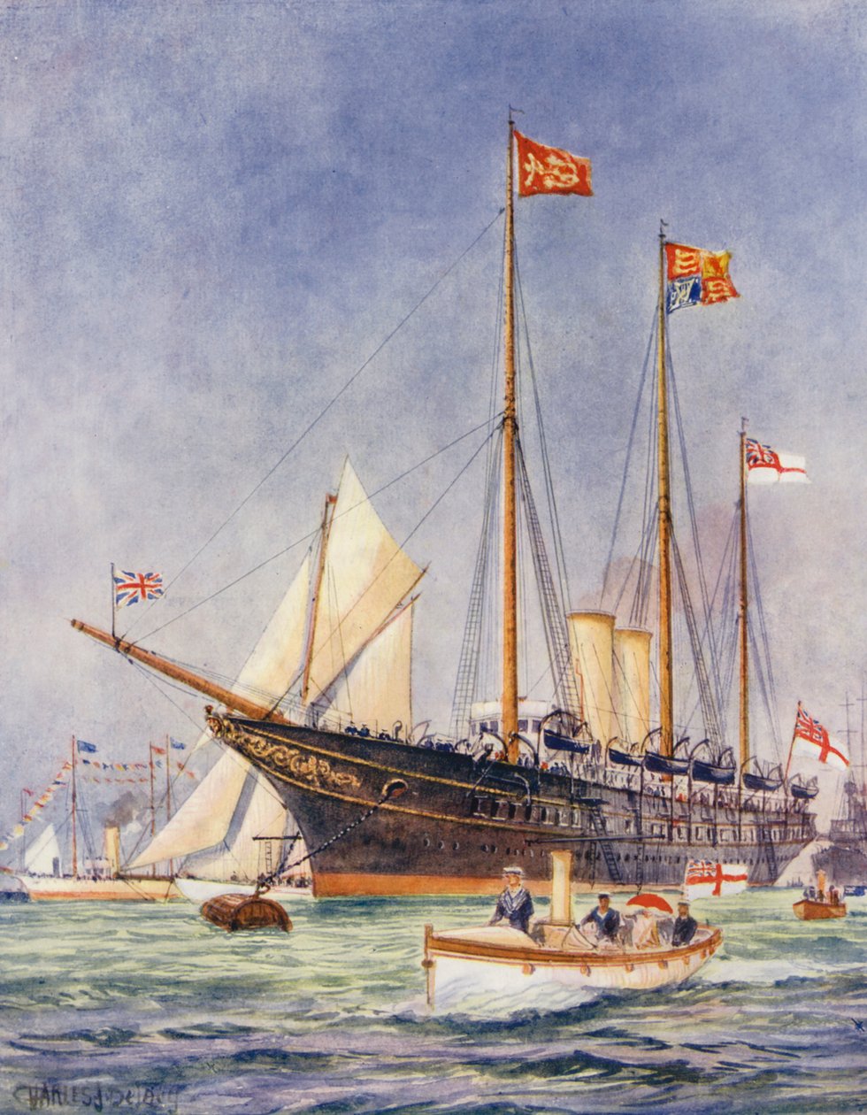 The Victoria and Albert by Charles John de Lacy