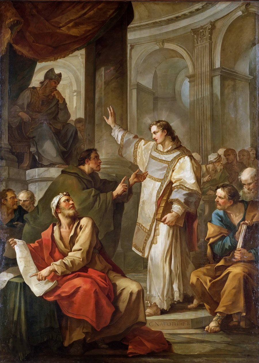 Saint Stephen before the High Priest and Elders of the Sanhedrin by Charles Joseph Natoire