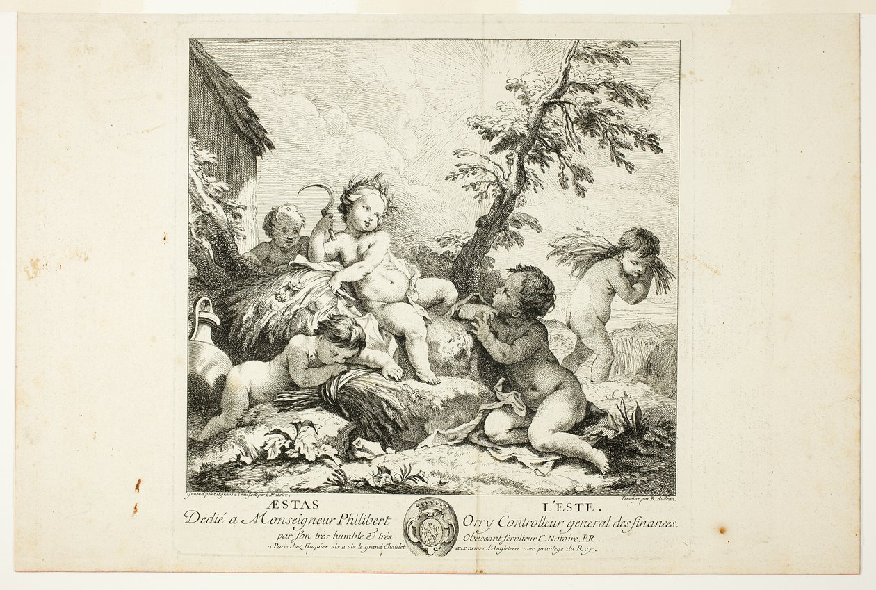 Summer, plate two from The Four Seasons by Charles Joseph Natoire