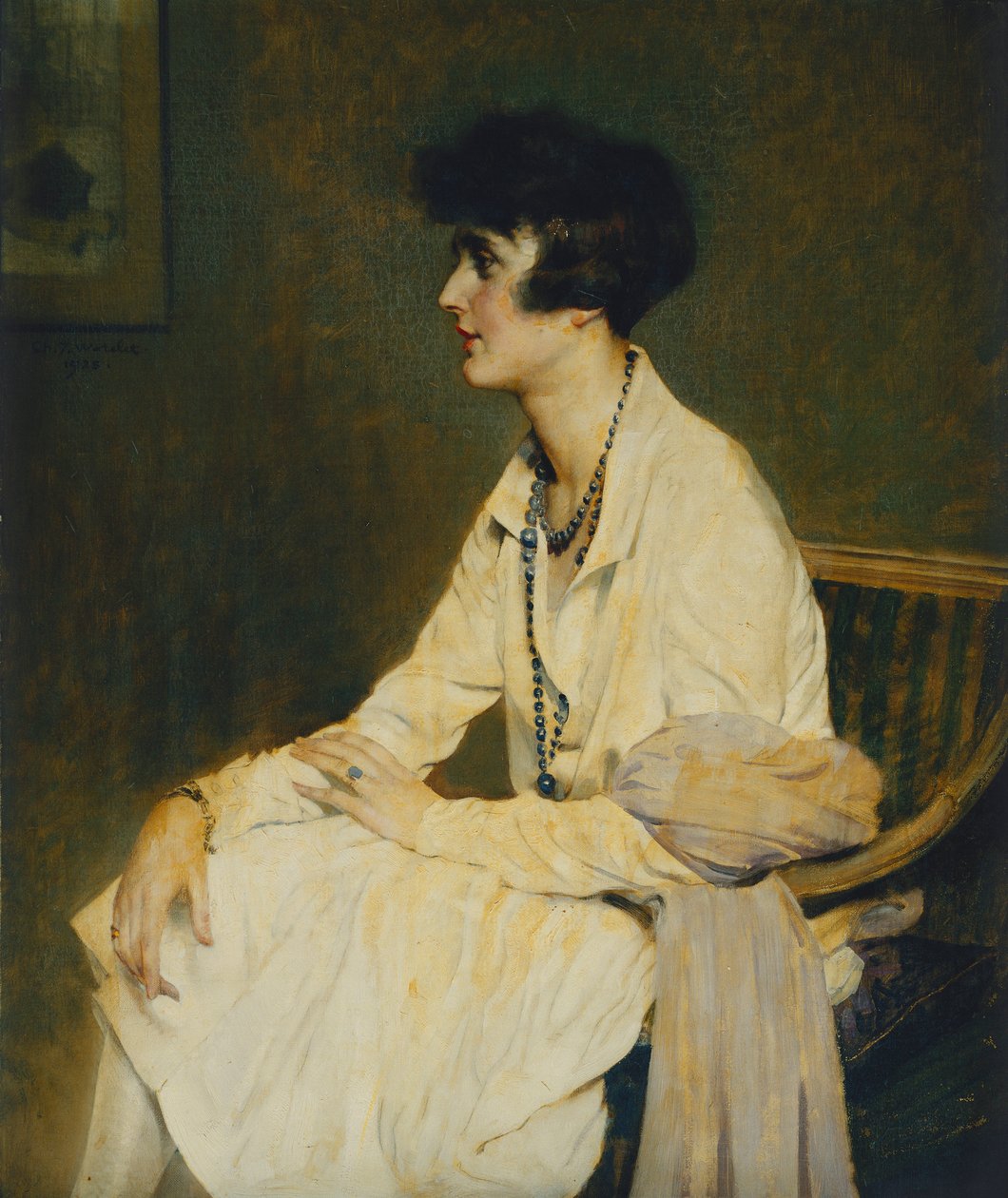 Woman Sitting by Charles Joseph Watelet