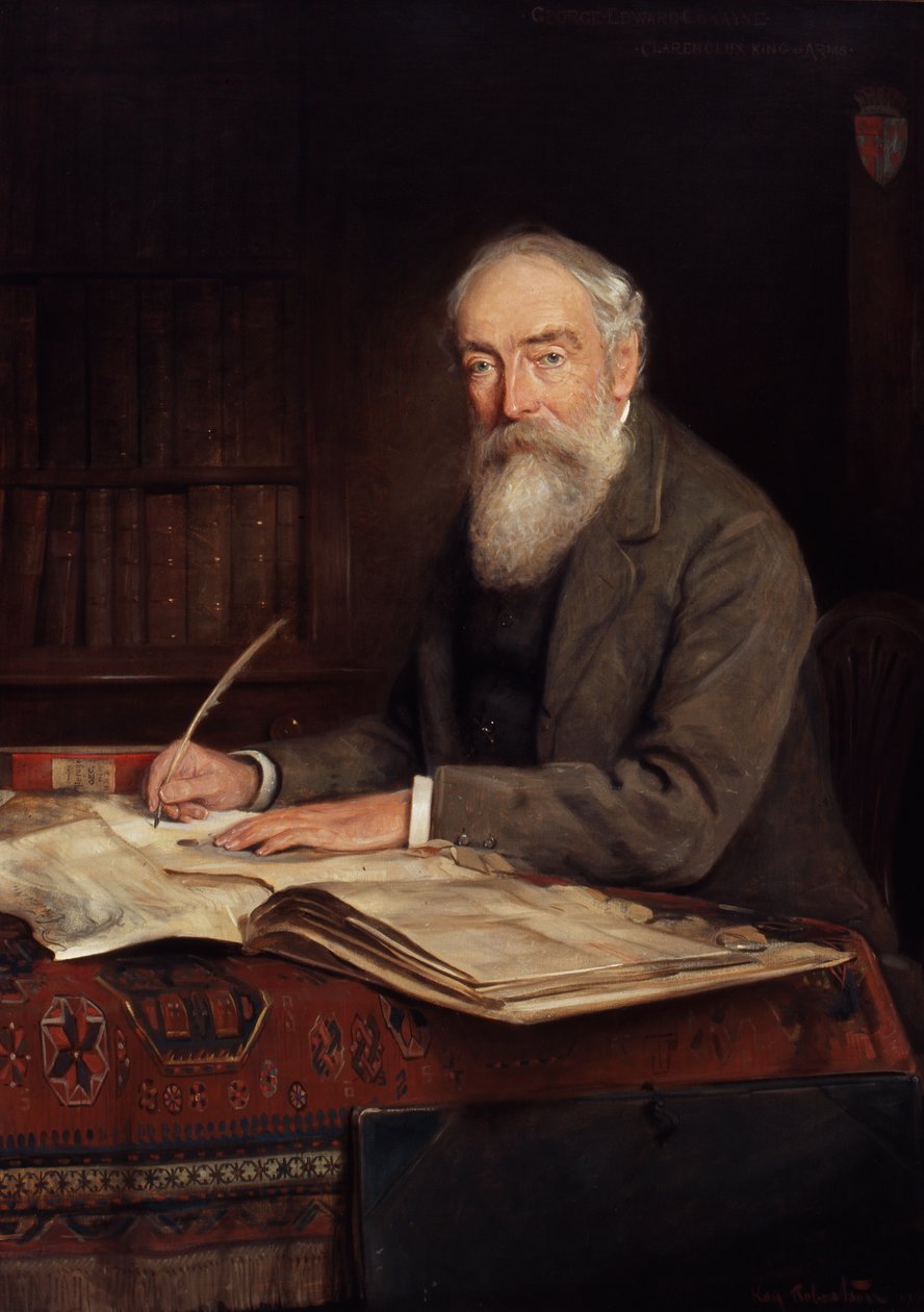 George Edward Cokayne, Clarenceux King of Arms by Charles Kay Robertson