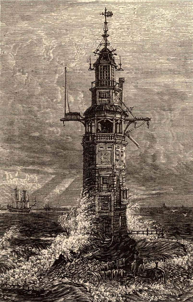 Second Eddystone Lighthouse by Charles Knight