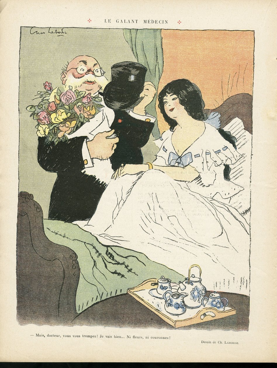 Illustration of Chas-Laborde (1886-1941) in Le Rire by Charles Laborde