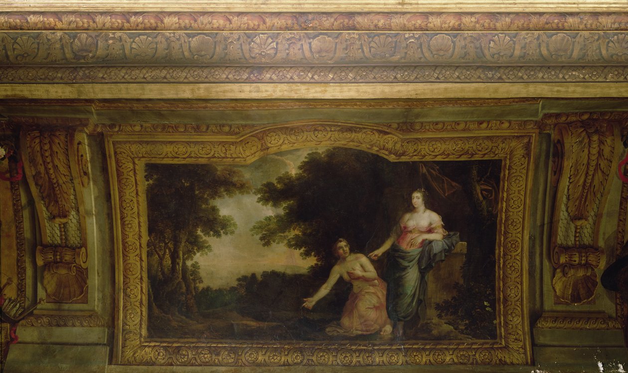 Ceiling of the Hôtel La Rivière (detail) by Charles Le Brun