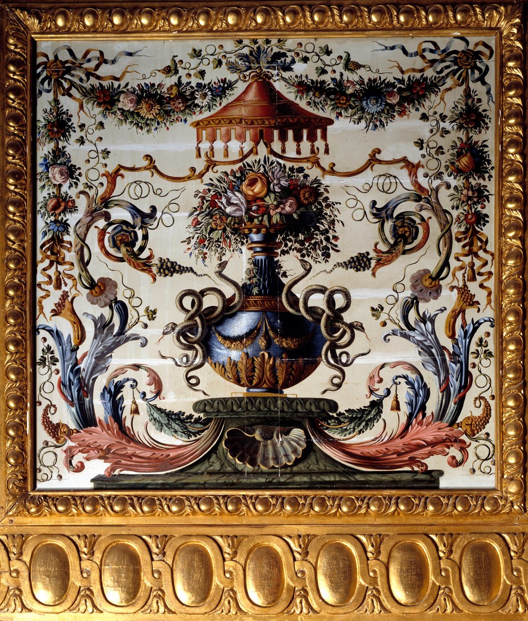Decorative Panel of the Dining Room of the Chateau de Vaux Le Visomte by Charles Le Brun
