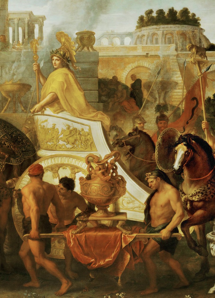 Alexander the Great enters Babylon by Charles Le Brun