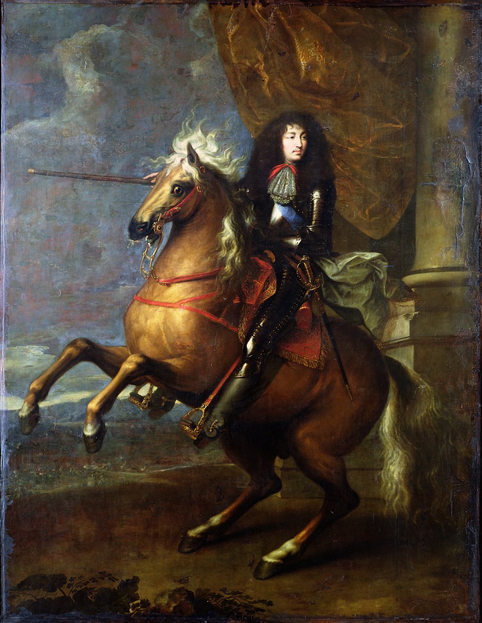Equestrian Portrait of Louis XIV (1638-1715) c.1668 by Charles Le Brun