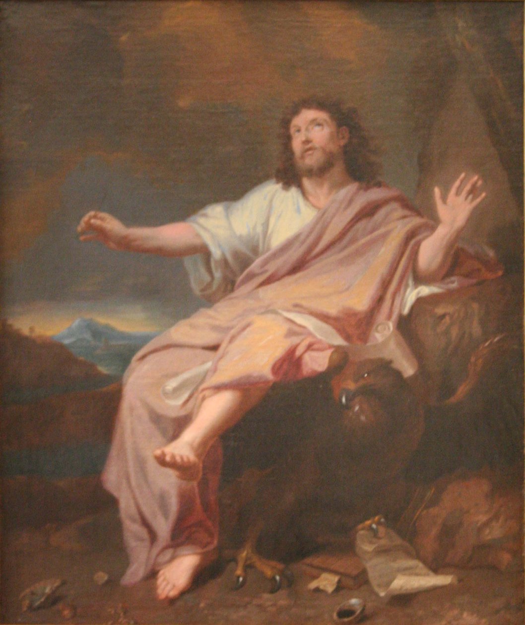 Saint John the Evangelist at Patmos by Charles Le Brun