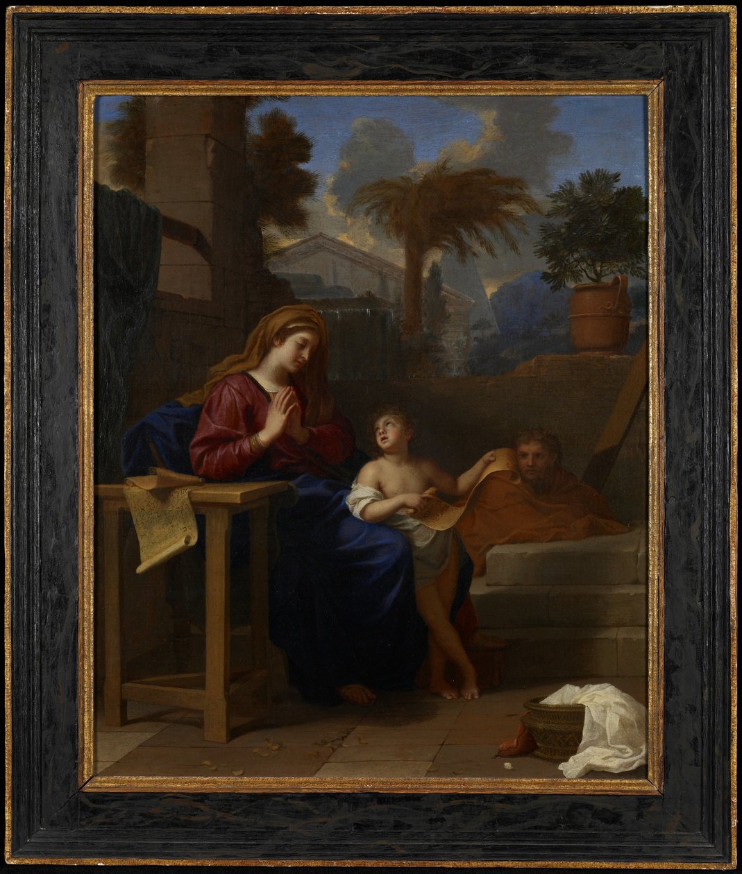 The Holy Family in Egypt by Charles Le Brun